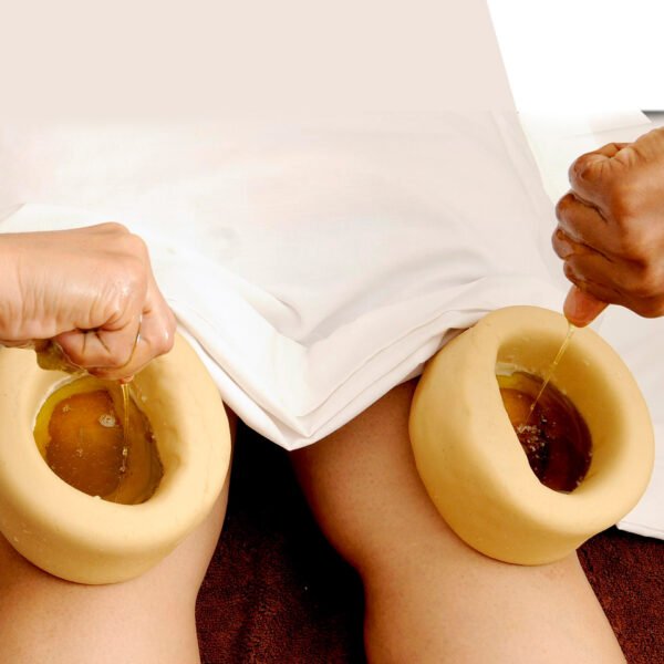 Knee pain relief Janu Vasti Therapy